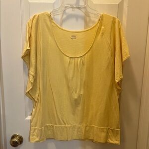 a.n.a Light Yellow Women's Blouse
